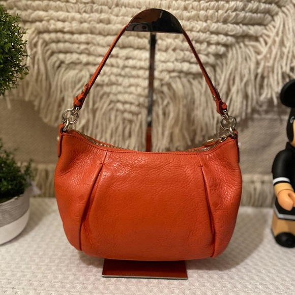 MCM Orange Small 2-way Bag - Picture 3 of 15